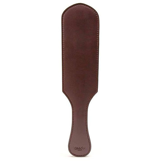 Coco de Mer Brown Leather Paddle - Paddles And Slappers
