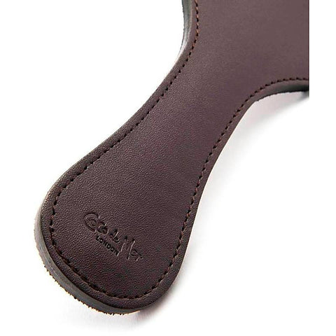 Coco de Mer Brown Leather Paddle - Paddles And Slappers