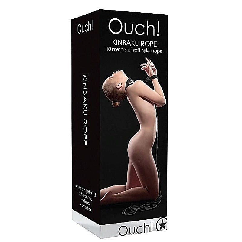 Premium Ouch! Kinbaku Rope 10m by Shots Toys - Cuffs and Restraints