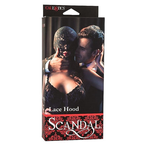 Premium Scandal Lace Hood by California Exotics - Bondage Hoods