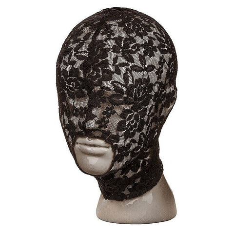 Premium Scandal Lace Hood by California Exotics - Bondage Hoods