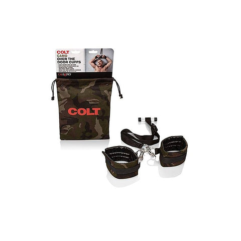 COLT Camo Over The Door Bondage Cuffs by CalExotics - Cuffs and Restraints