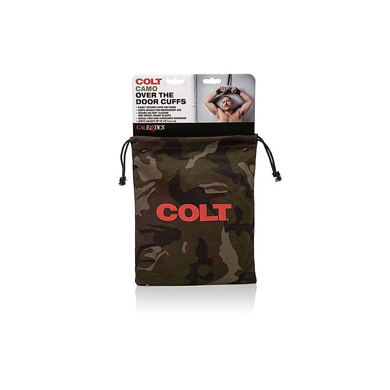 COLT Camo Over The Door Bondage Cuffs by CalExotics - Cuffs and Restraints