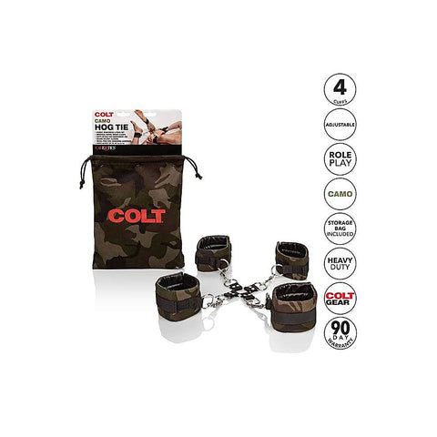 Colt Camo Fetish Play Hog Tie Restraints - Cuffs and Restraints