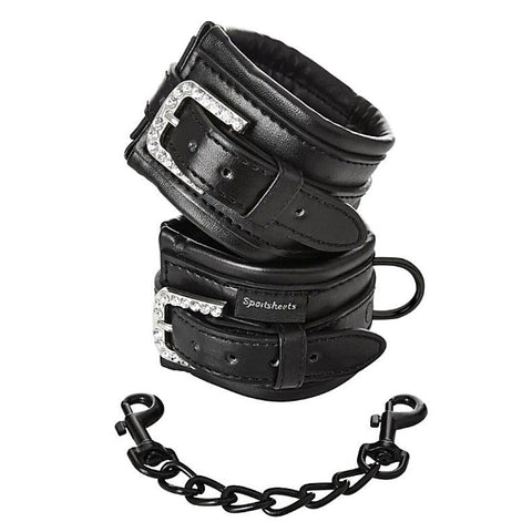 Premium Sincerely Bling Cuffs by Sportsheets - Cuffs and Restraints