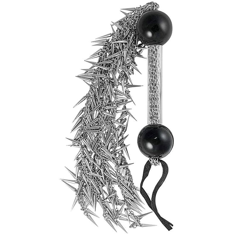 Dominant Submissive Collection Spiked Chain Whip - Whips And Crops