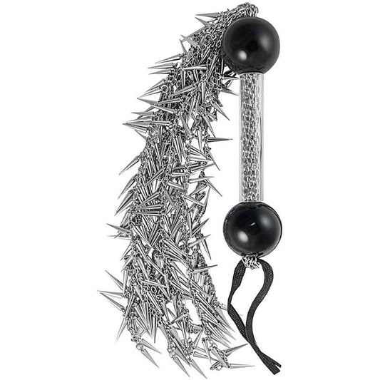 Dominant Submissive Collection Spiked Chain Whip - Whips And Crops