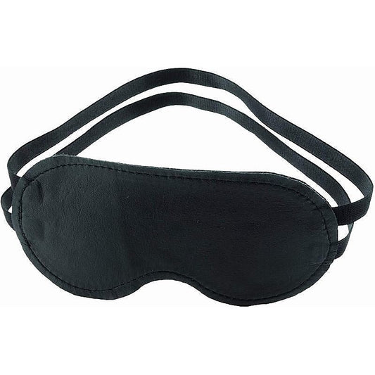 Spartacus Soft Leather Contour Blindfold with Double Straps