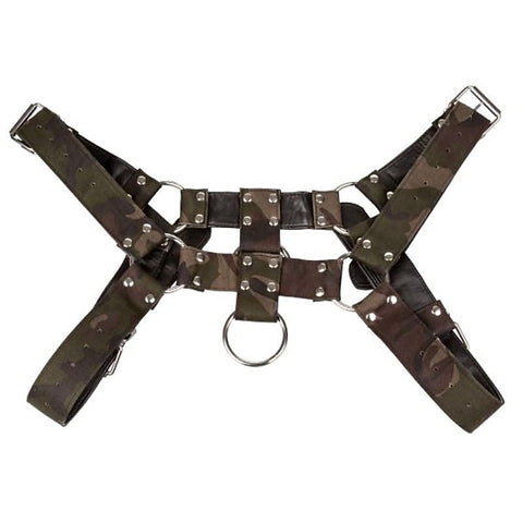 Colt Camo Bondage Play Chest Harness by California Exotics - Cuffs and Restraints