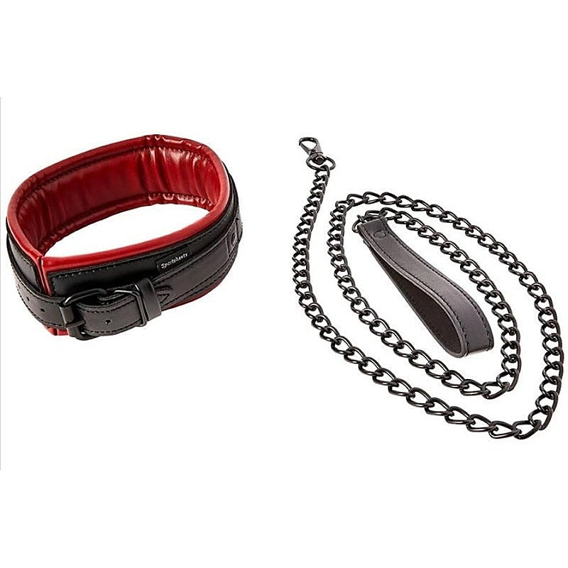 Premium Saffron Leash and Collar by Sportsheets - Collars and Leads