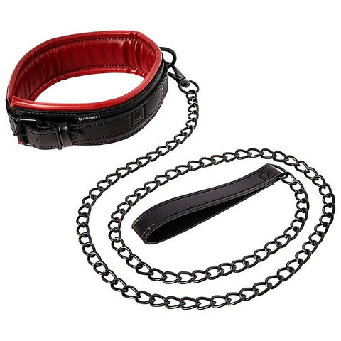 Premium Saffron Leash and Collar by Sportsheets - Collars and Leads