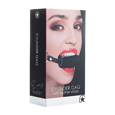 Professional-Grade Cylinder Gag by Shots Toys - Bondage Gags and Bits