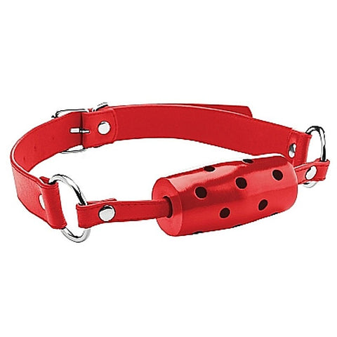 Professional-Grade Cylinder Gag by Shots Toys - Bondage Gags and Bits