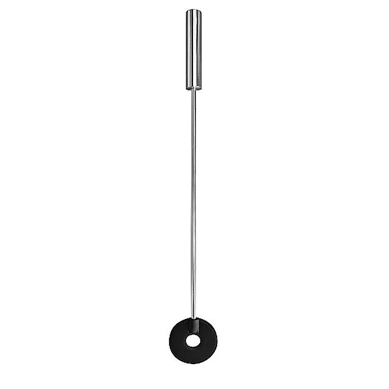 Leather Circle Tipped Crop Black - Whips And Crops