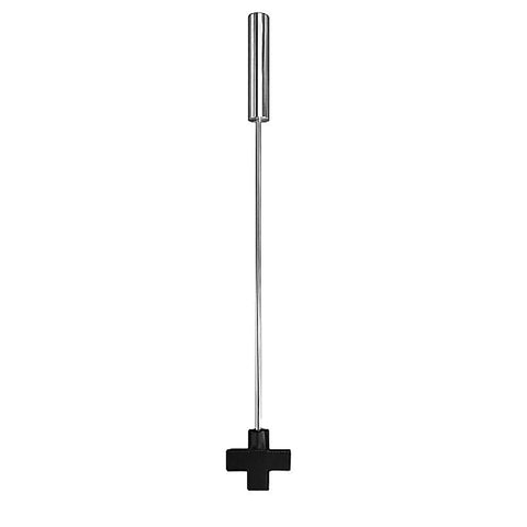 Leather Cross Tipped Crop Black - Whips And Crops