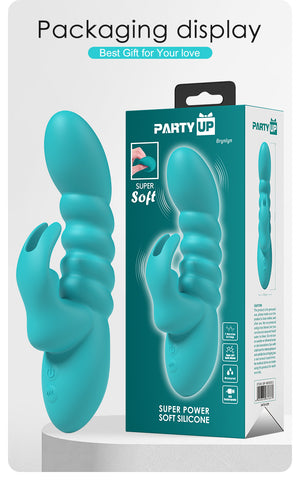 Party Up BRYNLYN USB Rechargeable Rabbit Vibrator - Rabbit Vibrators