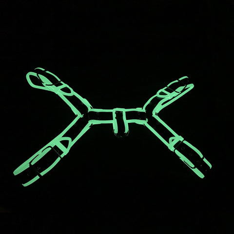 Love In Leather Glow In The Dark Bulldog Brace - Cuffs And Restraints