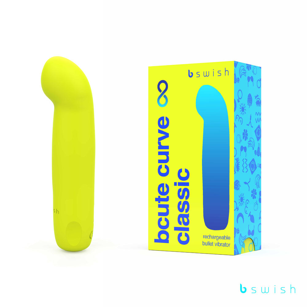B Swish Bcute Curve Infinite Classic USB Rechargeable G-Spot Vibrator G-Spot Vibrators