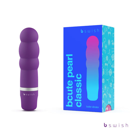 B Swish Bcute Pearl Classic Bullet Vibrator Purple G-Spot Vibrators