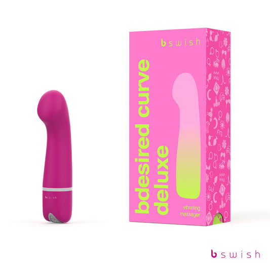 B Swish Bdesired Deluxe Curve G Spot Vibrator Rose G-Spot Vibrators
