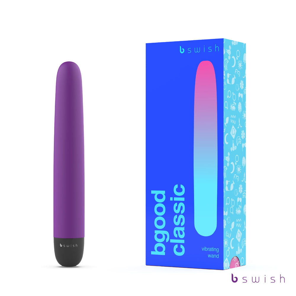 B Swish Bgood Classic Bullet Vibrator Purple Bullet Vibrators