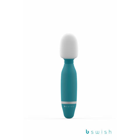 B Swish Bthrilled Classic Vibrating Body Wand Massager Jade - Body Wands