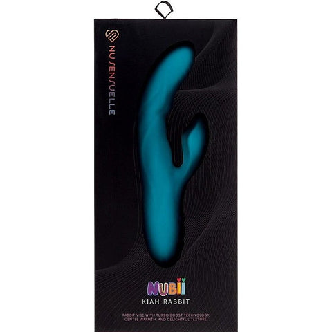 Nubii Kiah Silicone Rabbit Vibrator by Nu Sensuelle - Rabbit Vibrators