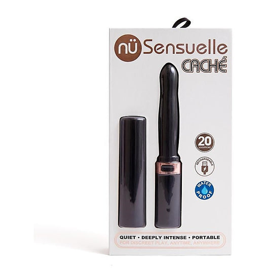 SENSUELLE CACHE 20 FUNC RECHARGEABLE COVERED VIBE - G-Spot Vibrators