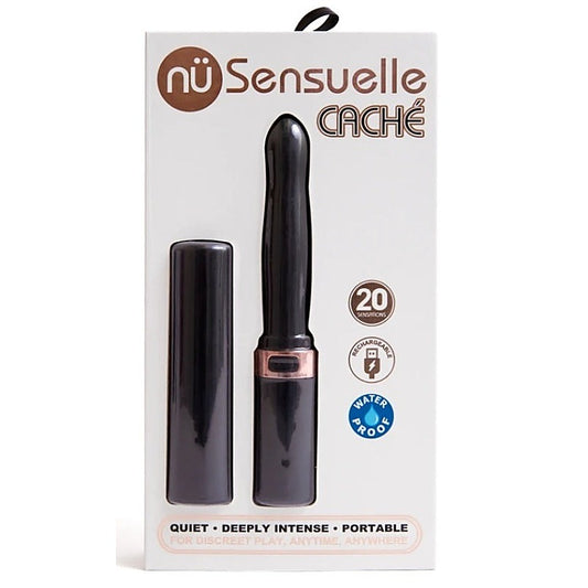 SENSUELLE CACHE 20 FUNC RECHARGEABLE COVERED VIBE - G-Spot Vibrators