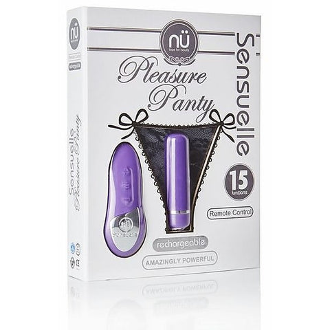 Rechargeable Pleasure Panty by Nu Sensuelle - Remote Control Vibrators
