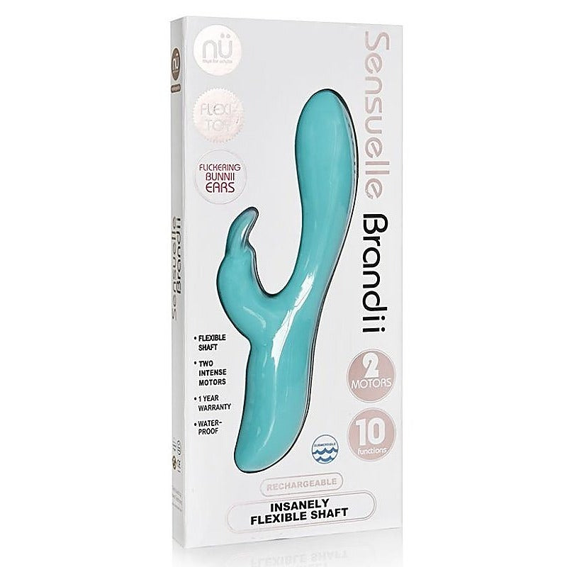 Brandii Dual-Motor Vibrator by Nu Sensuelle - Rabbit Vibrators