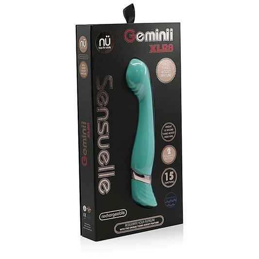 Nu Sensuelle Geminii XLR8 - Dual Stimulation, Intense Pleasure - G-Spot Vibrators