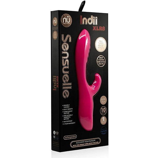 Nu Sensuelle Indii XLR8 Rabbit Vibrator - Rabbit Vibrators