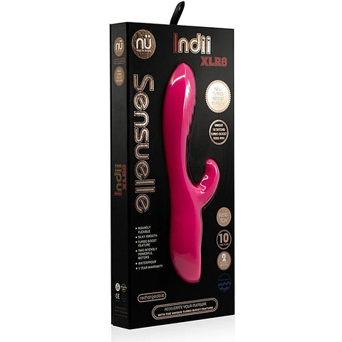 Indii XLR8 Rabbit Vibrator by Nu Sensuelle - Rabbit Vibrators