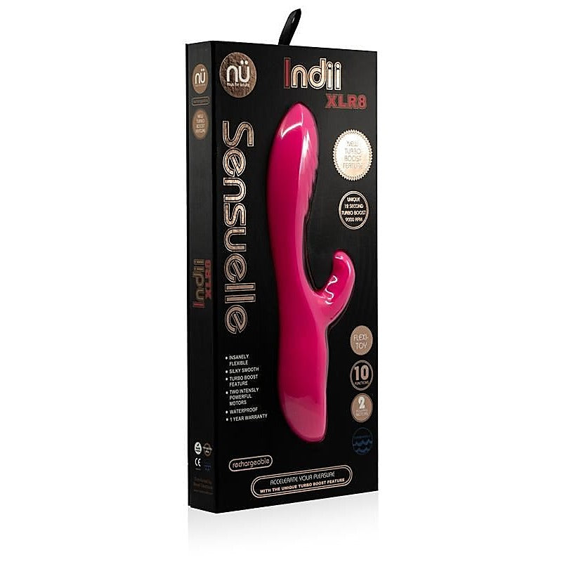 Indii XLR8 Dual-Motor Vibrator by Nu Sensuelle - Rabbit Vibrators