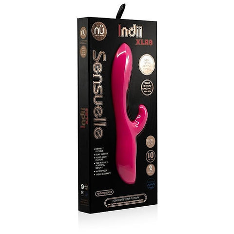 Indii XLR8 Dual-Motor Vibrator by Nu Sensuelle - Rabbit Vibrators