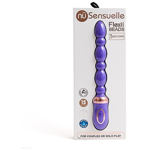 Premium Flexii Pleasure Beads by Nu Sensuelle - Anal Beads and Balls