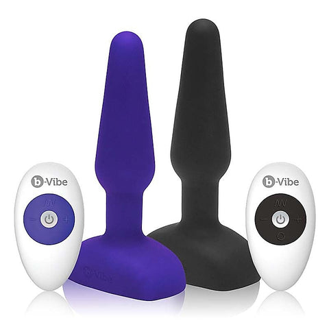 Trio AI Assistance Vibrating Anal Plug by B-Vibe - Butt Plugs