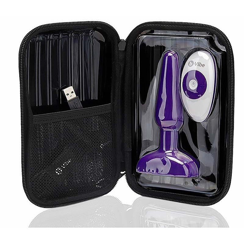 Trio AI Assistance Vibrating Anal Plug by B-Vibe - Butt Plugs