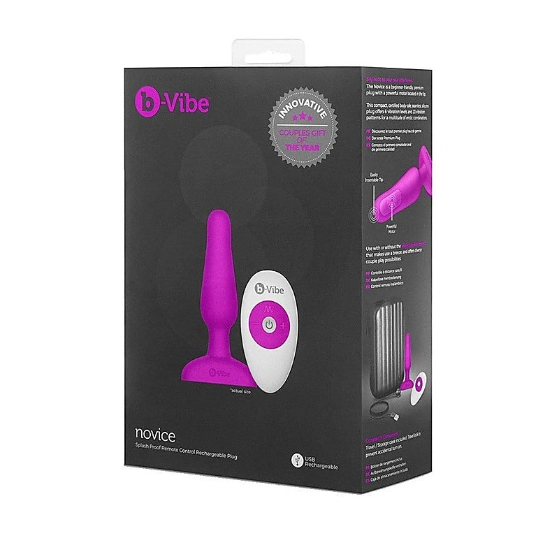 Professional-Grade Novice Plug by B-Vibe - Butt Plugs