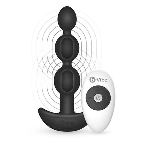 Professional Triplet Anal Beads by B-Vibe - Anal Beads and Balls