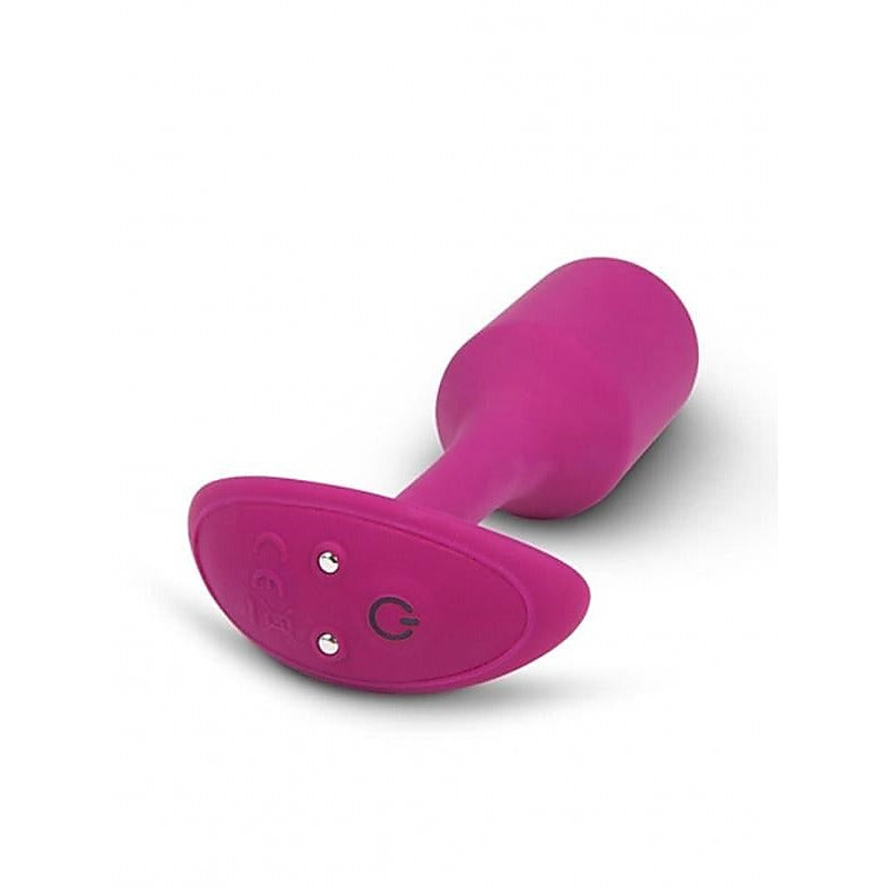 Premium Vibrating Snug Plug Medium by B-Vibe - Butt Plugs