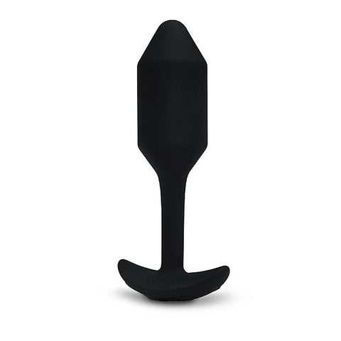 Premium Vibrating Snug Plug Medium by B-Vibe - Butt Plugs