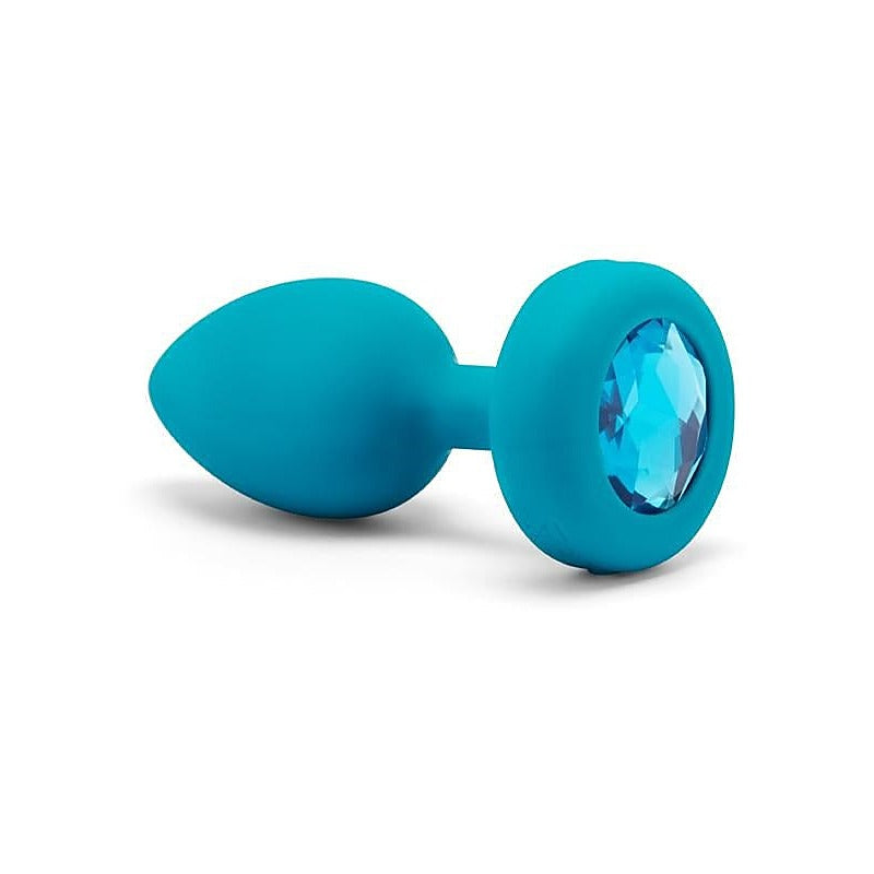 Vibrating Jewels Remote Control Plug S/M by B-Vibe - Butt Plugs