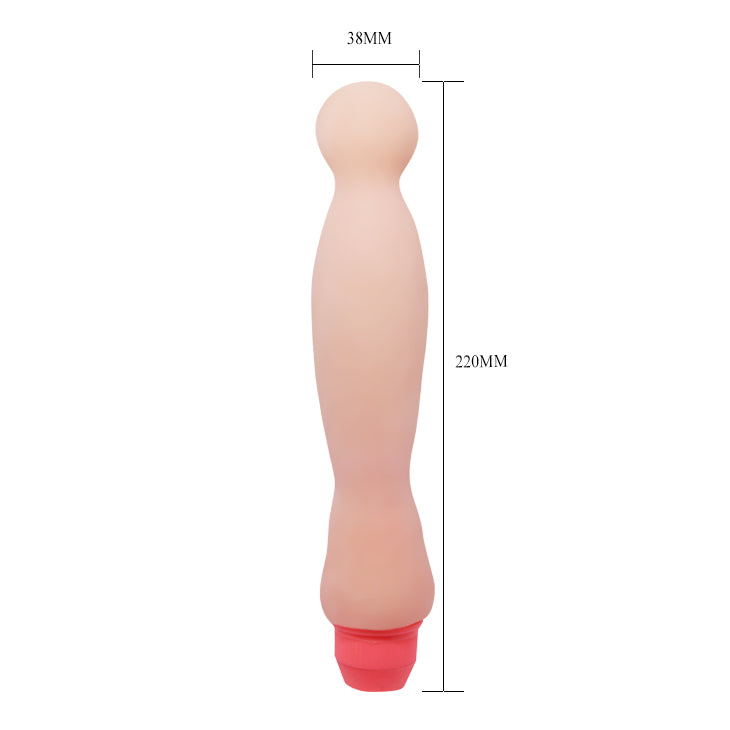Baile Flexi Spine Knobbed Multi Speed Vibrating Dildo - Vibrating Dildos