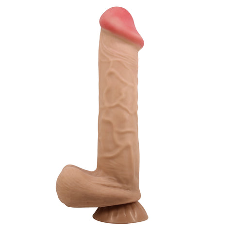 Pretty Love Mendel 10.2 Inches Suction Base Bendable Dong - Realistic Dildos