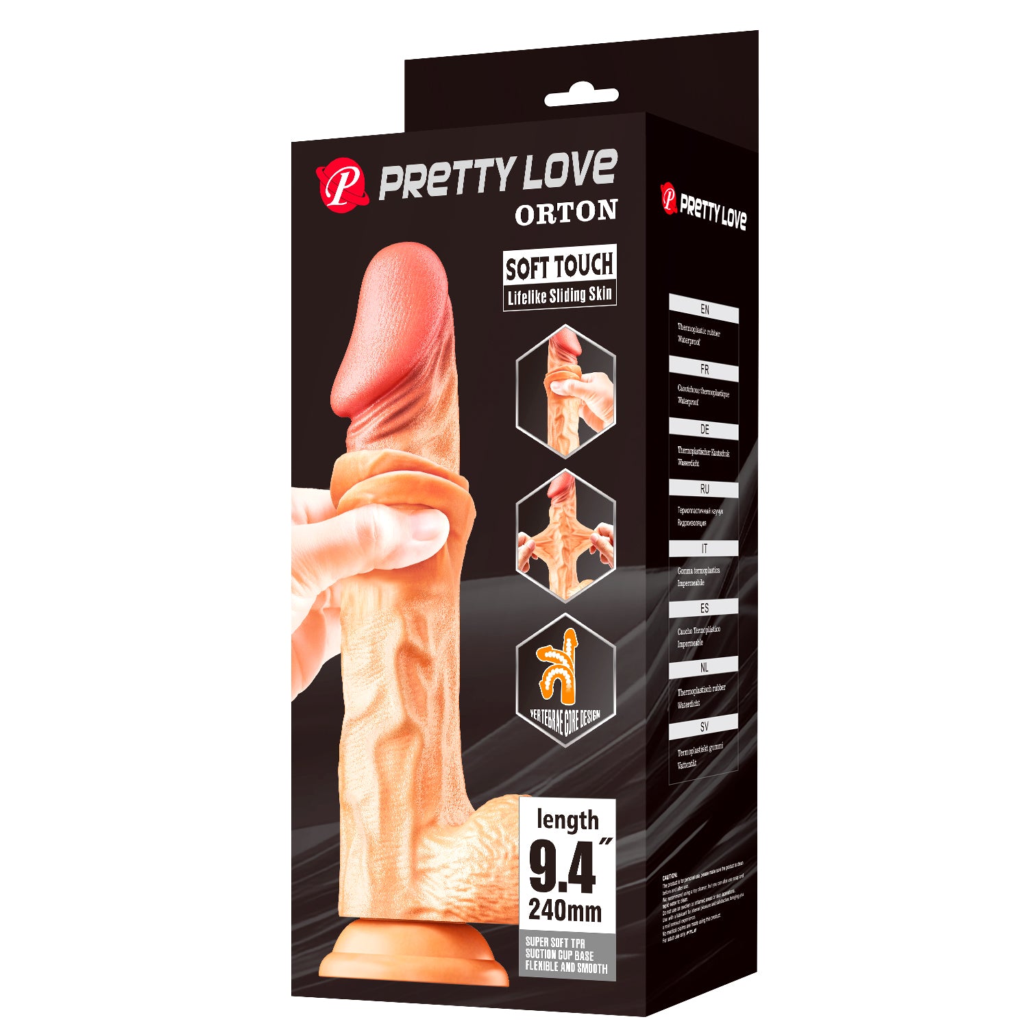 Pretty Love Orton 9.4 Inch Waterproof Realsitic Dildo Realistic Dildos
