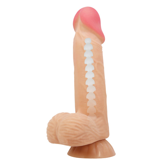 Pretty Love Lisle 8.1 Inches Bendable Realistic Dong Flesh Realistic Dildos