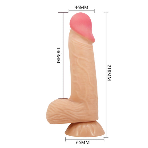 Pretty Love Lisle 8.1 Inches Bendable Realistic Dong - Realistic Dildos