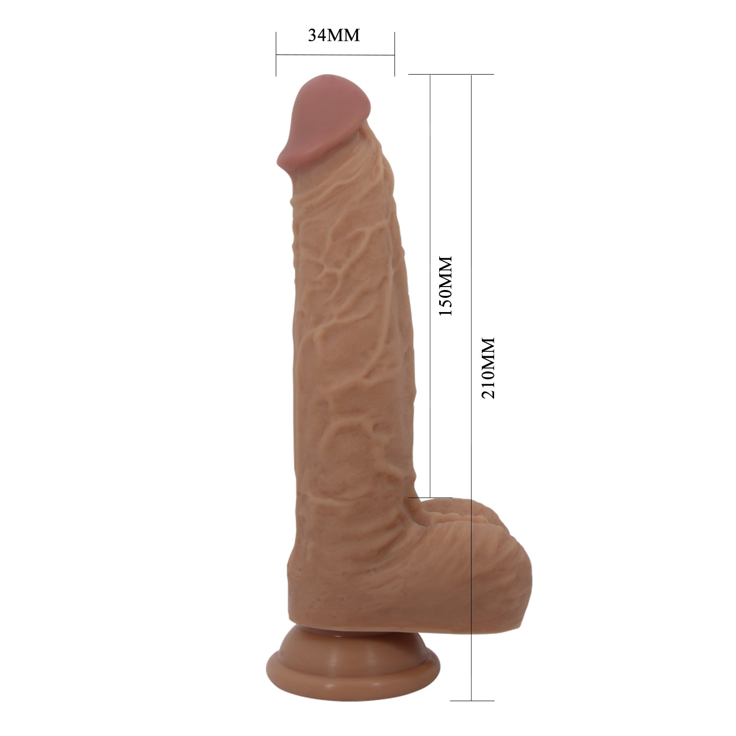 Baile Jonathan Rechargeable Vibrating Dong Vibrating Dildos